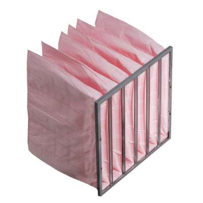 Ventilation system air conditioning medium efficiency F5 F6 F7 F8 F9 synthetic bag air filter